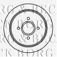 BORG & BECK bbd4982 -  Тормозной диск
